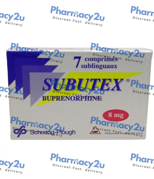 Subutex 8mg (Buprenorphine) is used to treat opioid dependence